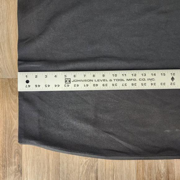 COS Black Knit Midi Skirt Large Stretch Pencil Pull On Elastic Waist - Picture 9 of 15